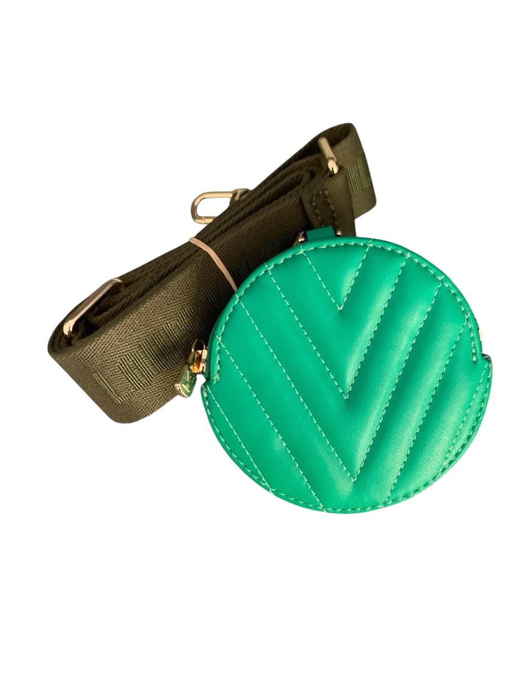 🆕 🟢✨New Wave Multi Pochette Set – Emerald Green Leather Crossbody Bag ✨🟢 - Picture 4 of 14